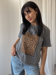 Leopar Tişört