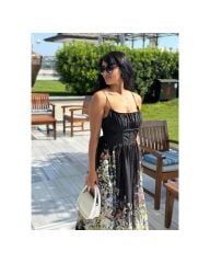 İp Askılı Romantic Elbise Siyah
