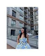 STRAPLEZ ELBİSE KEMERLİ