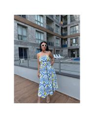 STRAPLEZ ELBİSE KEMERLİ