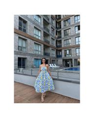 STRAPLEZ ELBİSE KEMERLİ