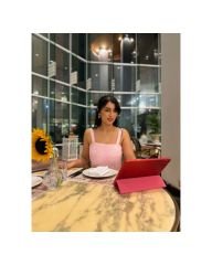 Pembe Askılı Fisto Elbise