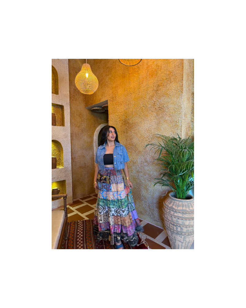 Etnik Patchwork Etek