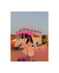 Soft pembe mini bohem takım