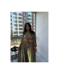 YEŞİL BOLERO PANTOLON TAKIM