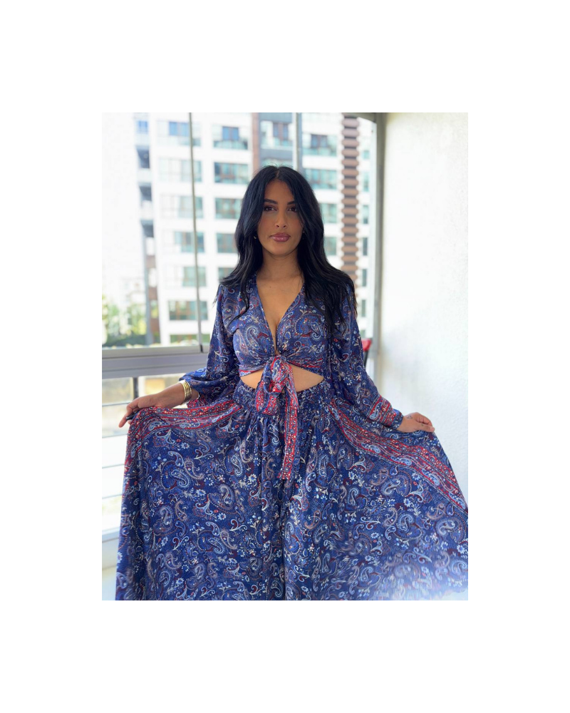 LACİVERT BOLERO PANTOLON TAKIM