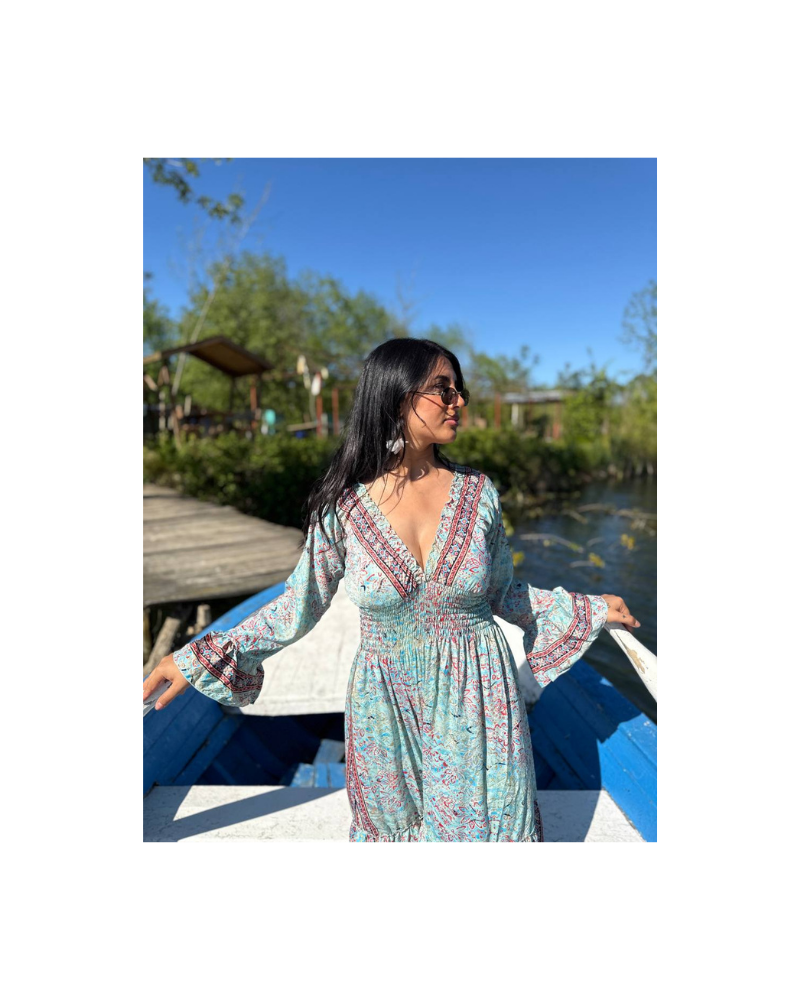 madonna yaka soft elbise