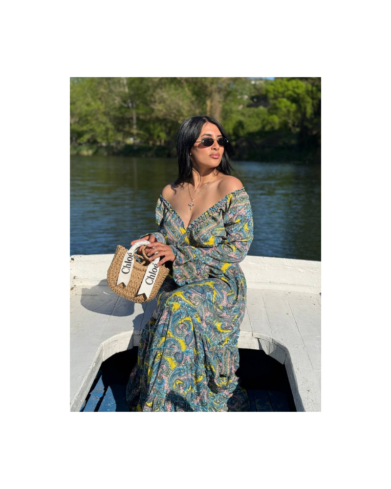 madonna yaka sarı elbise