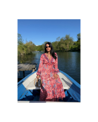 madonna yaka narçiçeği elbise