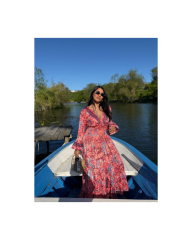 madonna yaka narçiçeği elbise