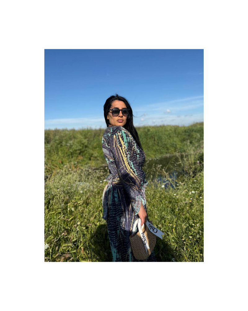 lacivert bohem takım