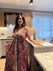Sırtı açık Kırmızı elbise