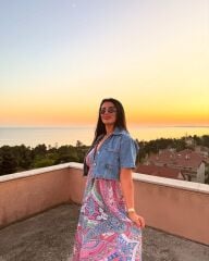 Candy crush  Bağlamalı Taşlı Elbise