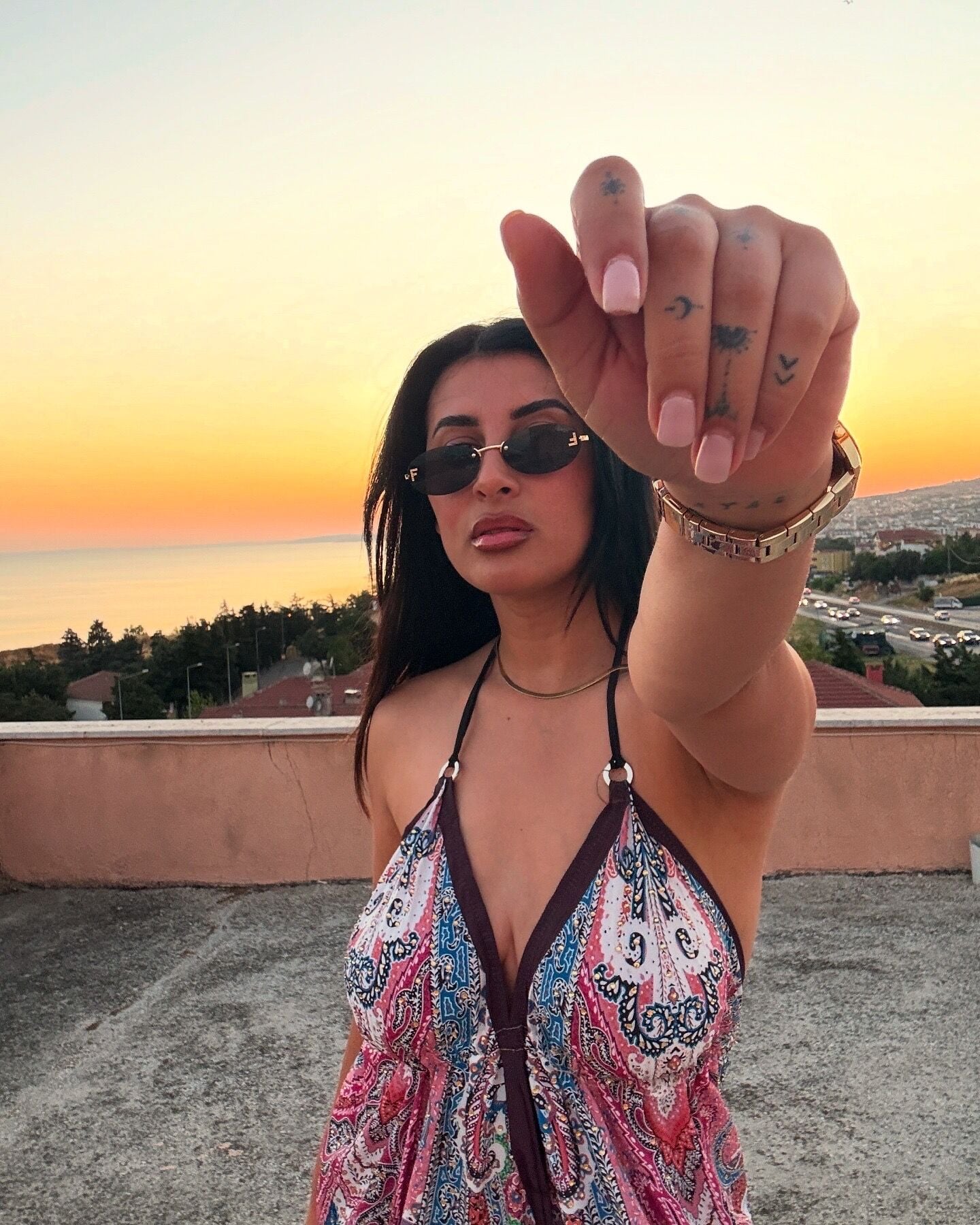 Candy crush  Bağlamalı Taşlı Elbise