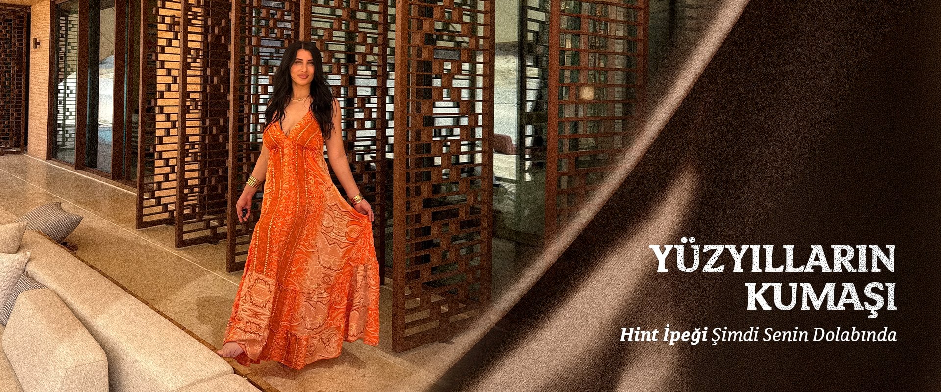 Yüz Yılların Kumaşı Hint İpeği Şimdi Senin Dolabında 
